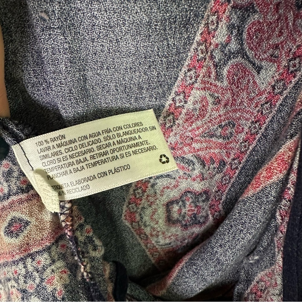 Paisley Lightweight Flounce Kimono - Picture 11 of 13